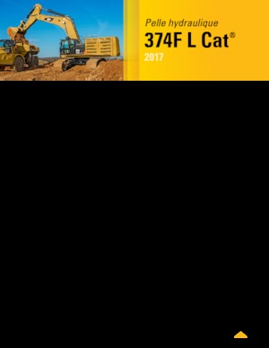 Rupsgraafmachines Caterpillar 374F L