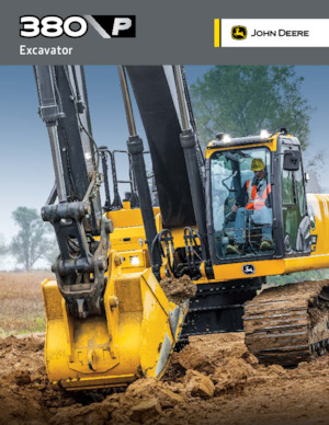 Rupsgraafmachines John Deere Construction 380 P
