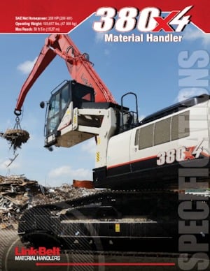 Rupsgraafmachines Link-Belt 380 X4 MH