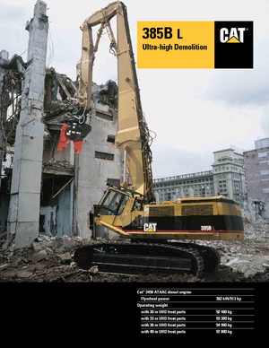 Rupsgraafmachines Caterpillar 385 B L