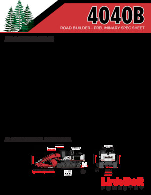 Rupsgraafmachines Link-Belt 4040B RB