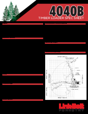 Rupsgraafmachines Link-Belt 4040B TL