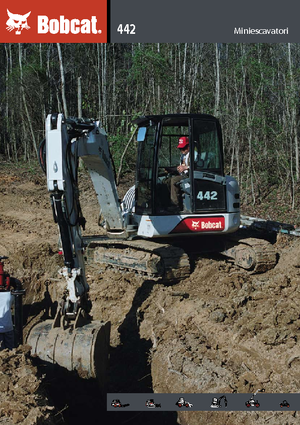 Rupsgraafmachines Bobcat 442