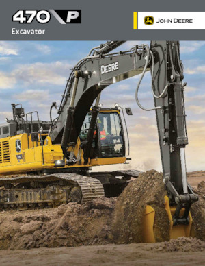 Rupsgraafmachines John Deere Construction 470 P