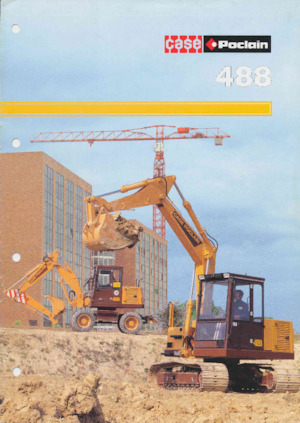 Rupsgraafmachines Case Poclain 488 CL
