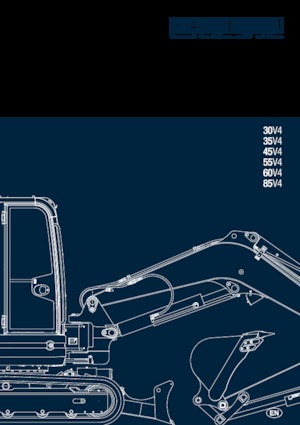 Mini-graafmachines Kato Imer 55V4