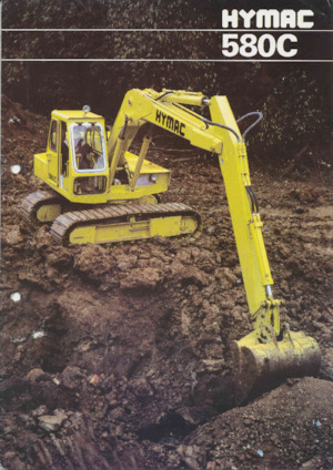 Rupsgraafmachines Hymac 580C