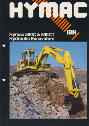 Rupsgraafmachines Hymac 590C