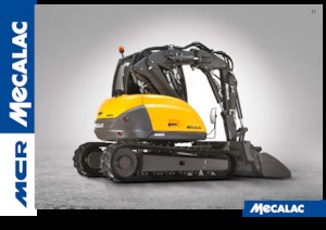 Mini-graafmachines Mecalac 6MCR