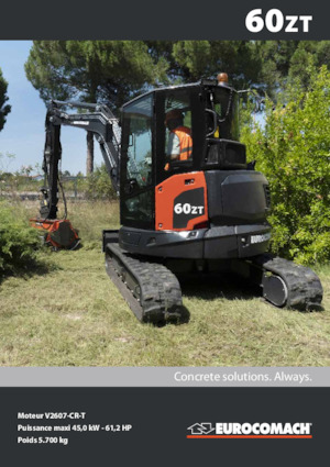 Mini-graafmachines Eurocomach 60 ZT