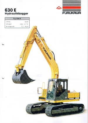 Rupsgraafmachines Furukawa 630 E-LC