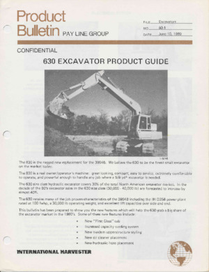 Rupsgraafmachines International Harvester 630