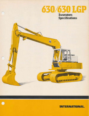 Rupsgraafmachines International Harvester 630