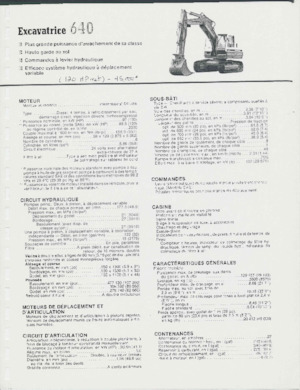 Rupsgraafmachines International Harvester 640