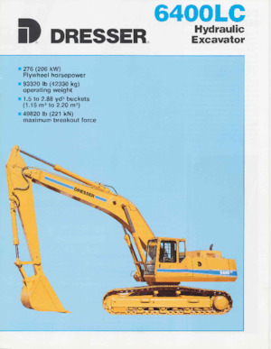 Rupsgraafmachines Dresser 6400LC