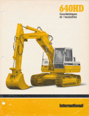 Rupsgraafmachines International Harvester 640HD