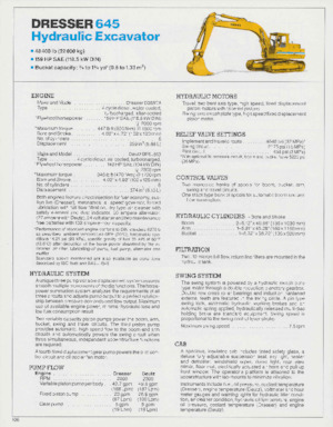 Rupsgraafmachines Dresser 645LC