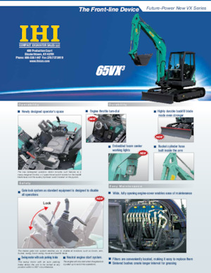 Rupsgraafmachines IHI 65VX-3