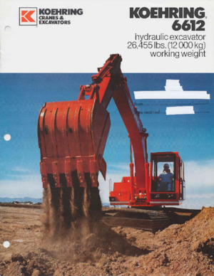 Rupsgraafmachines Koehring 6612