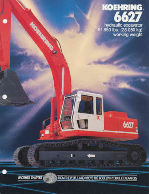 Rupsgraafmachines Koehring 6627