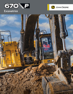 Rupsgraafmachines John Deere Construction 670 P