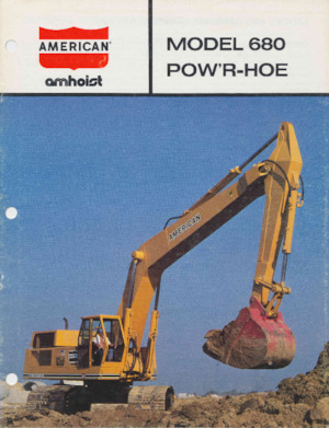 Rupsgraafmachines American Hoist & Derrick 680