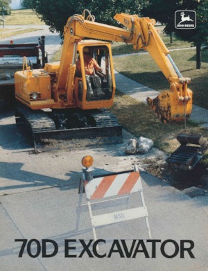 Rupsgraafmachines John Deere Construction 70D