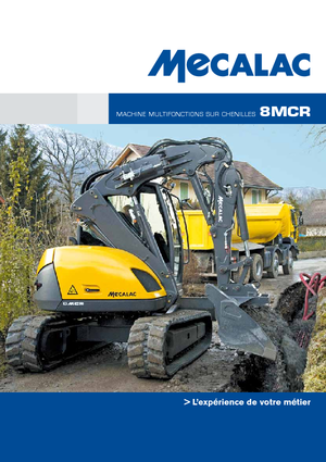 Rupsgraafmachines Mecalac 8MCR