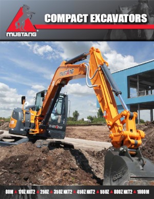 Rupsgraafmachines Mustang 1000M