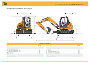 Rupsgraafmachines JCB 8085 ZTS