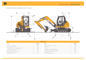 Rupsgraafmachines JCB 8085 ZTS