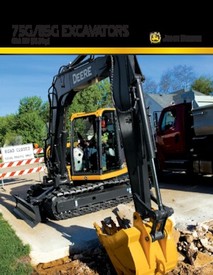 Rupsgraafmachines John Deere Construction 85G