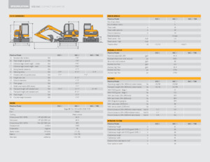Rupsgraafmachines JCB 85Z-1