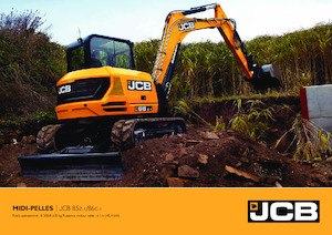 Rupsgraafmachines JCB 85Z-1