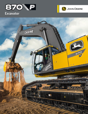 Rupsgraafmachines John Deere Construction 870 P