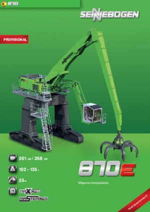 Rupsgraafmachines Sennebogen 870 R-HD