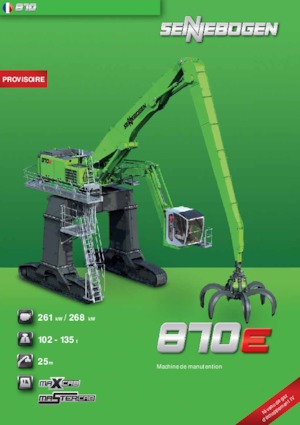 Rupsgraafmachines Sennebogen 870 R-HD