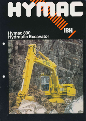 Rupsgraafmachines Hymac 890
