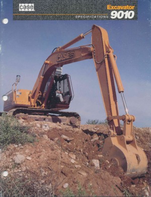 Rupsgraafmachines Case 9030