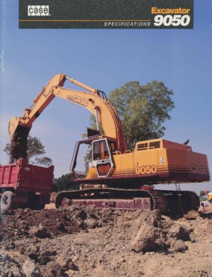 Rupsgraafmachines Case 9050