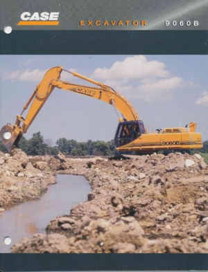 Rupsgraafmachines Case 9060B