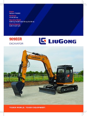 Rupsgraafmachines Liugong 909ECR