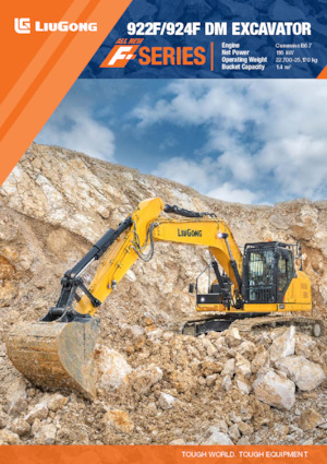 Rupsgraafmachines Liugong 922FLL