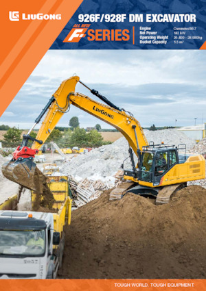 Rupsgraafmachines Liugong 926F
