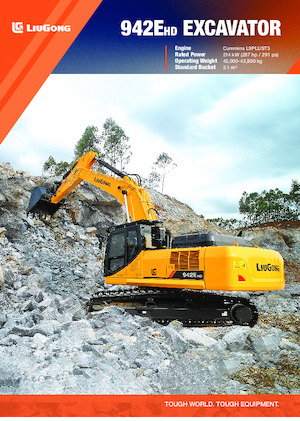 Rupsgraafmachines Liugong 942EHD