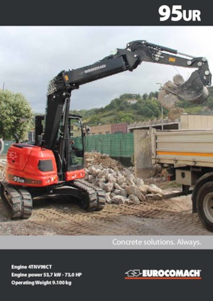 Rupsgraafmachines Eurocomach 95 UR
