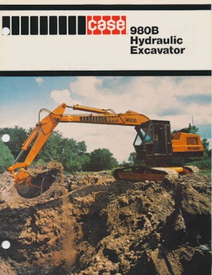 Rupsgraafmachines Case 980B