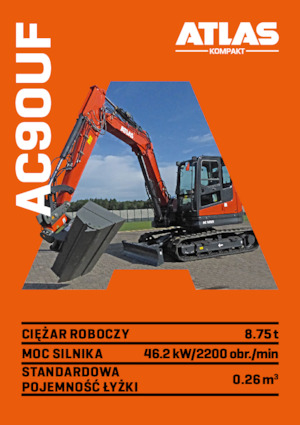 Rupsgraafmachines Atlas Kompakt AC 90UF