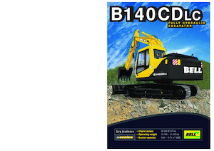 Rupsgraafmachines Bell B140CDLC