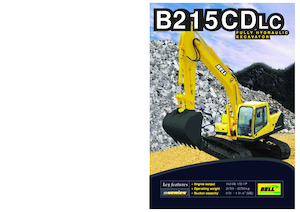 Rupsgraafmachines Bell B215CDLC